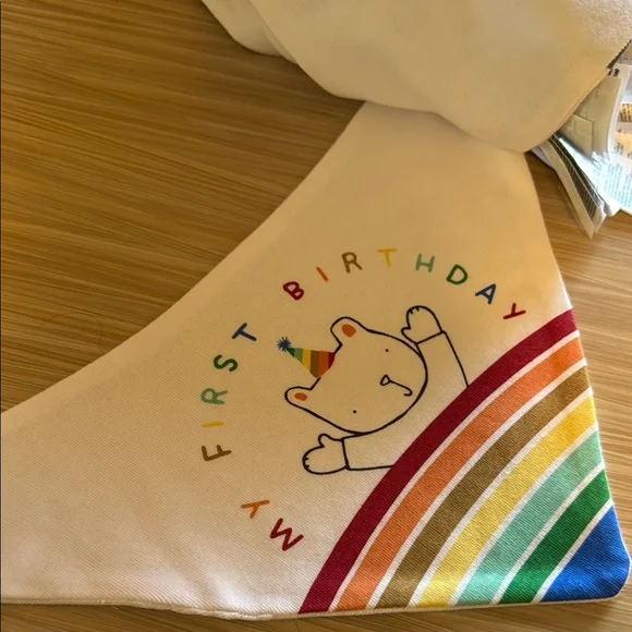 Colorful Holiday Baby Bandana Bib Set - Picture 14 of 14